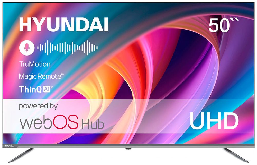 ЖК телевизор Hyundai H-LED50BU7100(UHD Smart,metal frameless) ЖК телевизор Hyundai H-LED50BU7100(UHD Smart,metal frameless)