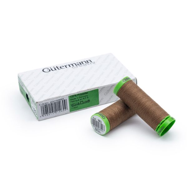 Нитки для тонких тканей Gutermann Extra Fine 150 (200 метров), 5 кат. | 180 золотистая охра