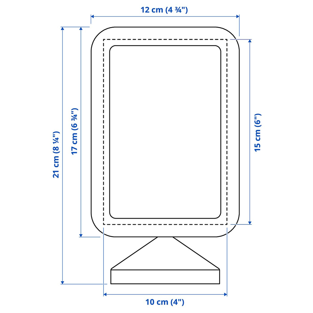 IKEA FIKONTRÄD  (ИКЕА ФИКОНТРЭД)  -  Рамка для фото - белая 10x15 см
