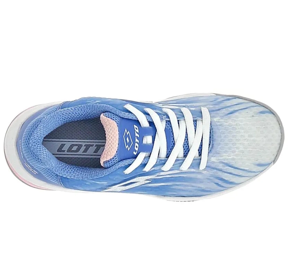 Детские теннисные кроссовки Lotto Mirage 200 II PRT ALR JR - serenity blue/all white/perfume rose