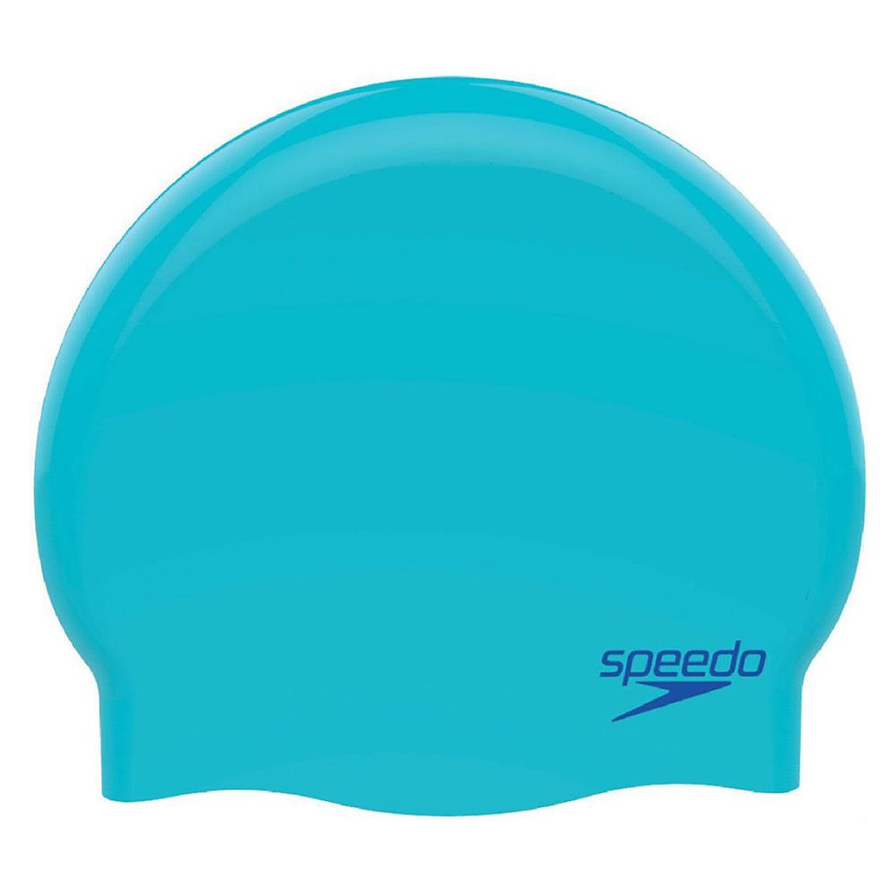 Шапочка для плав. дет. SPEEDO Molded Silicone Cap Jr, 8-709908420, ГОЛУБОЙ, силикон