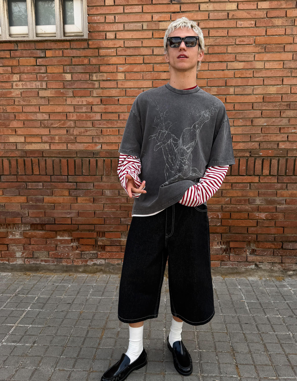 Мужская футболка с коротким рукавом SPIDER-MAN - BERSHKA