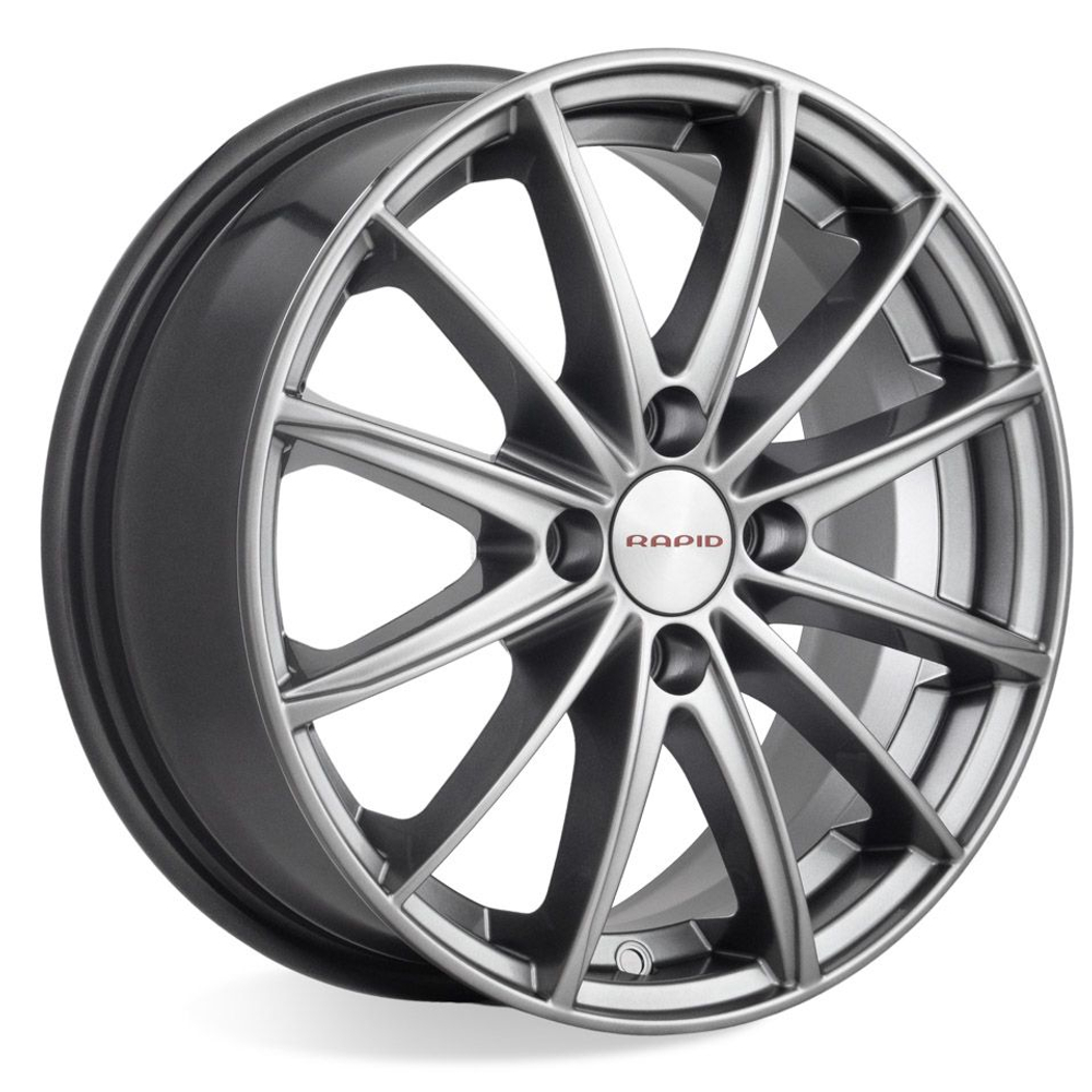 Диск Литой КиК Пойнт Бланк-оригинал (КС884) 6 x R15 4x100 D54.1 ET46 Дарк платинум