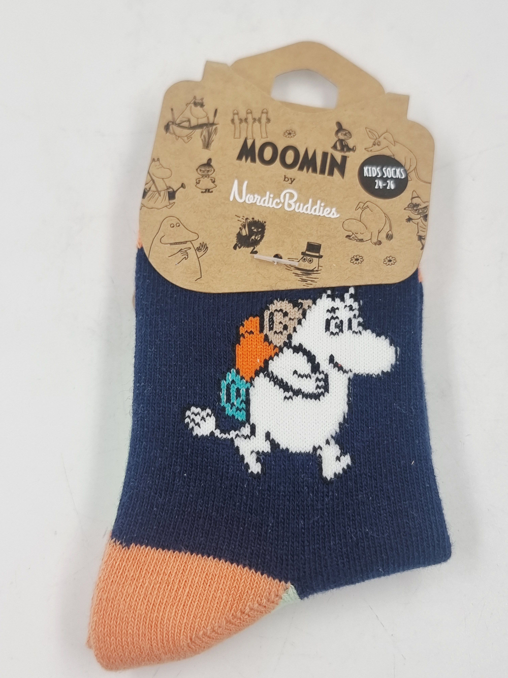 Носки Moomin детские "Приключения Мумитролля" размер 24-26 (из Финляндии)