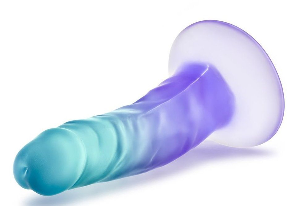Небольшой фаллоимитатор Morning Dew 5 Inch Dildo - 13,9 см. (Цвет: разноцветный)