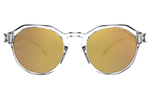 Спортивные очки HILX Feral Shiny Crystal / Gold Mirror Polarized Lens