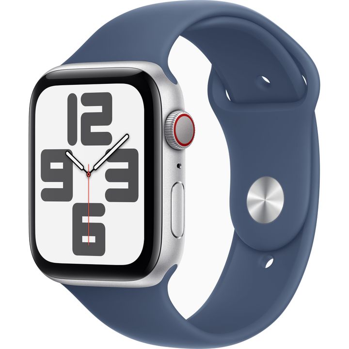 Умные часы Apple Watch SE 2 44мм Silver Aluminum Case с Denim Sport Band