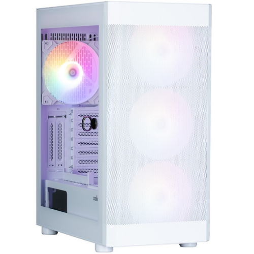 Корпус Midi-Tower Zalman I4 TG, RGB-подсветка, ATX, белый (I4 White)