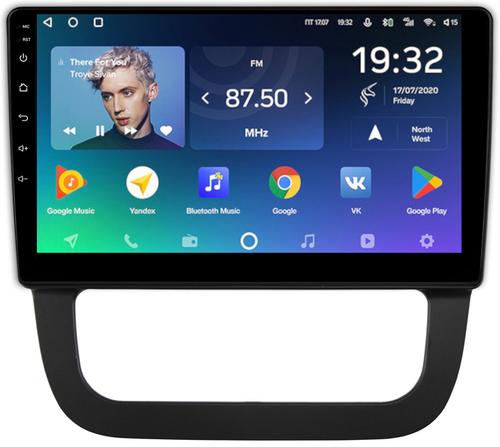 Магнитола Volkswagen Jetta 5 2005-2010 (климат 2) - Teyes CC2 PLUS монитор 10.1" QLED, Android 10, Быстрая, SIM-слот