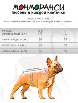 Комбинезон для собак одежда для французского бульдога