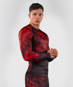 Рашгард Venum Wolf Atak Black/Red L/S