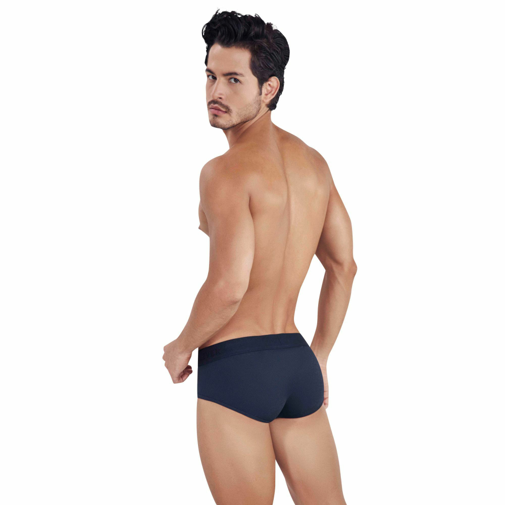 Черные мужские трусы-брифы в рубчик Heavenly Piping Brief (Размер: S) (Цвет: черный)