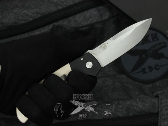 Складной нож Pro-Tech BT2751 Terzuola ATCF c клинком из стали CPM-Magnacut, рукоять алюминий / микарта