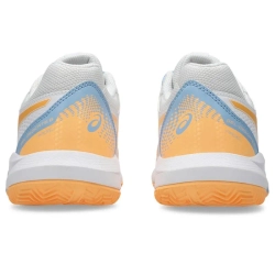 Женские кроссовки для padel Asics Gel-Dedicate 8 Padel - white/orange glow