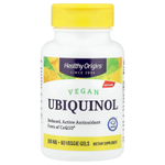 Healthy Origins, веганский убихинол, 100 мг, 60 растительных капсул