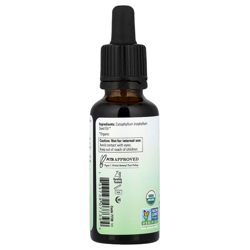 NOW Foods, Solutions, сертифицированное органическое и чистое масло таману, 30 мл (1 жидк. унция)