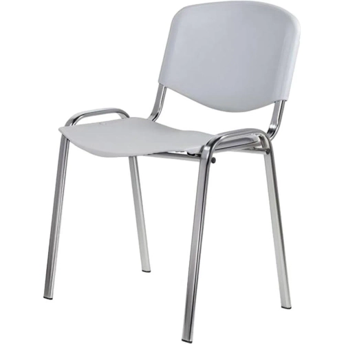 Стул офисный Easy Chair Изо серый (пластик, металл) (573683)