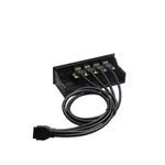 Фронтальная панель 5.25" DIEWU TXD169, 2xUSB 2.0+2xUSB3.0, черный