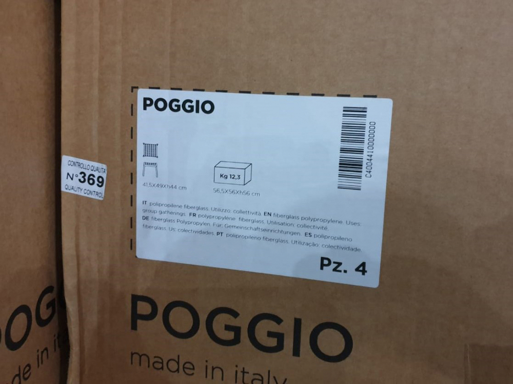 Табурет пластиковый Poggio