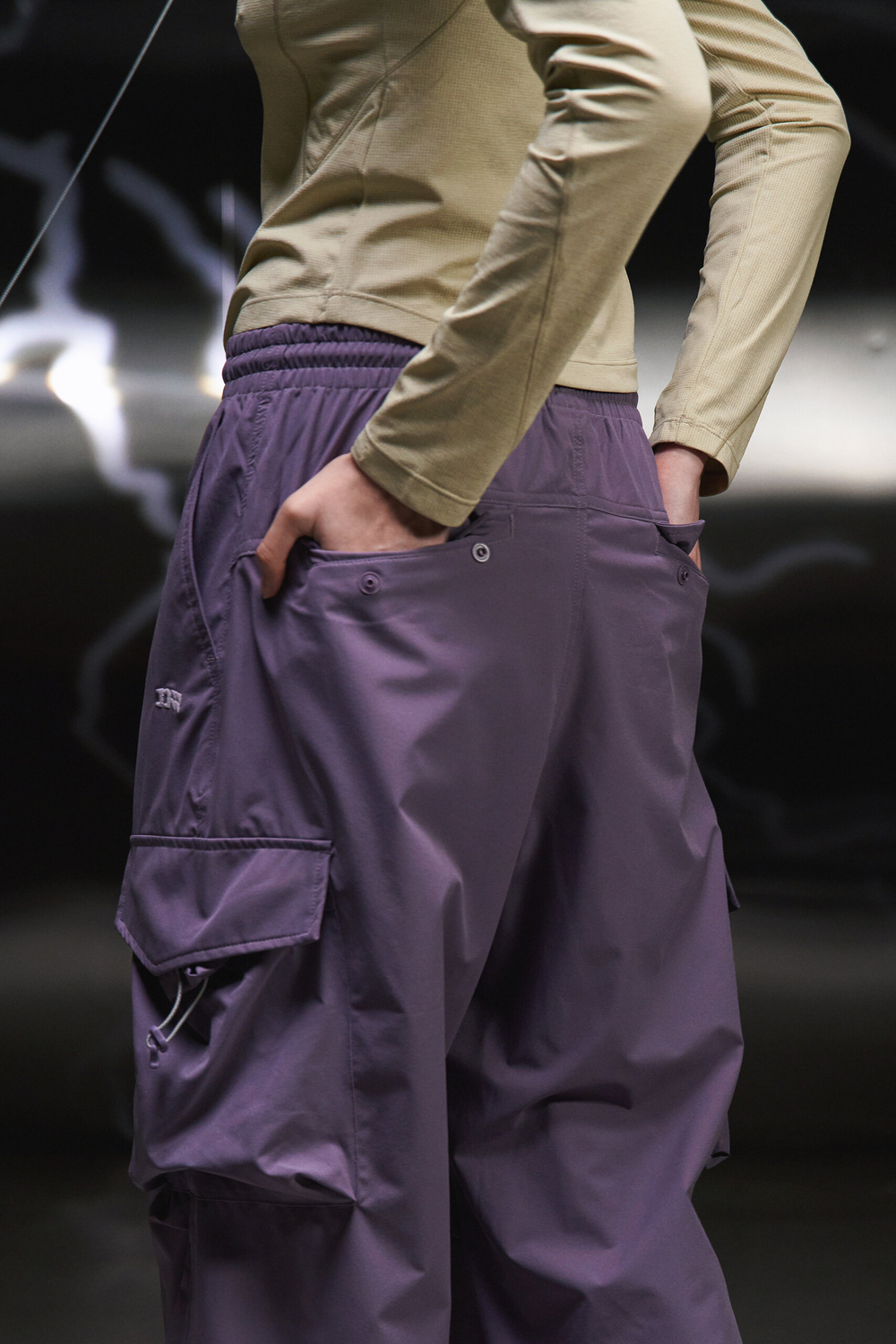Брюки Nothomme Outdoor 3M Scotchgard Cargo Paratrooper Pants "Thin Vine Purple" Women's