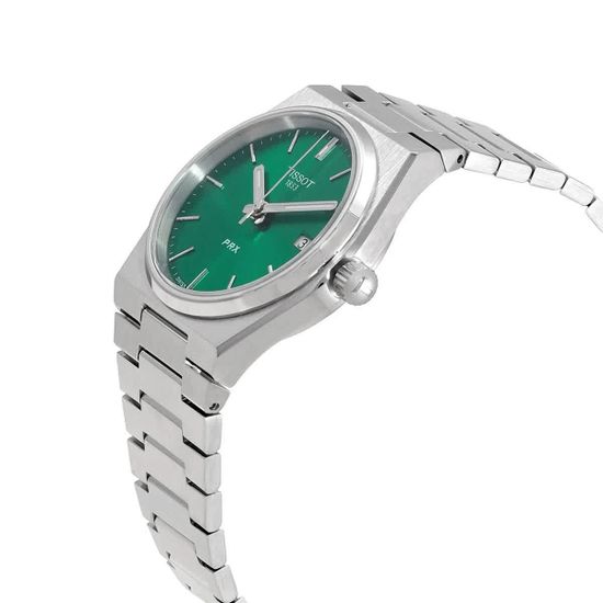 Tissot T137.210.11.081.00 Женские часы на браслете PRX вид сбоку