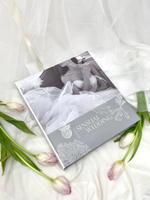 Фотоальбом свадебный на 50 магнитных листов 23х28 см, кольца sensual wedding 1 ЧБ