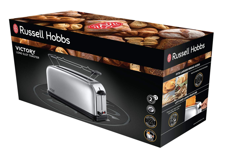 Тостер Russell Hobbs 23510-56  металл