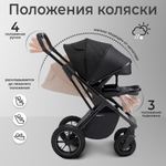 Коляска 2в1 Sweet Baby Massimo Black (Air)