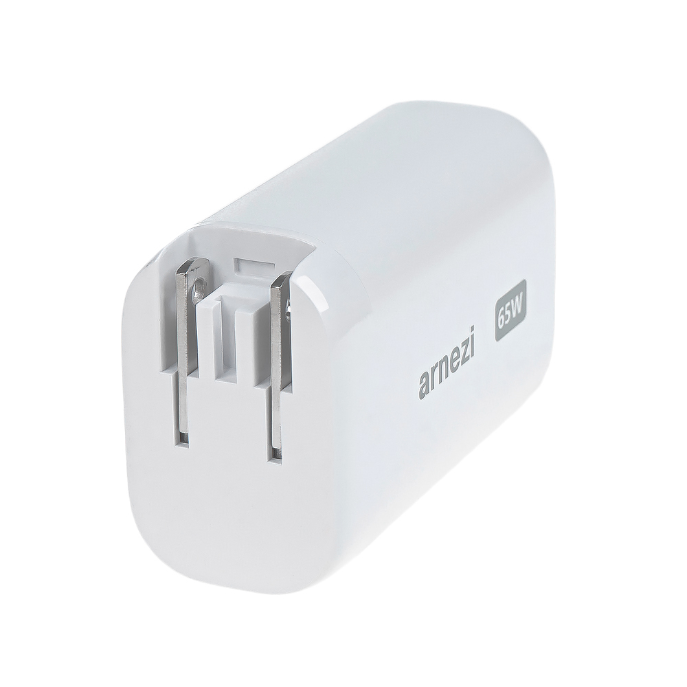 Сетевое зарядное устройство 65W GAN USB-A (QC3.0), 2 x Type-C (PD3.0) ARNEZI A0605108