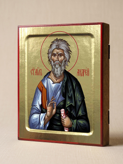 Икона Андрея Первозванного, апостола на дереве: 125 х 160 (Синопсисъ)