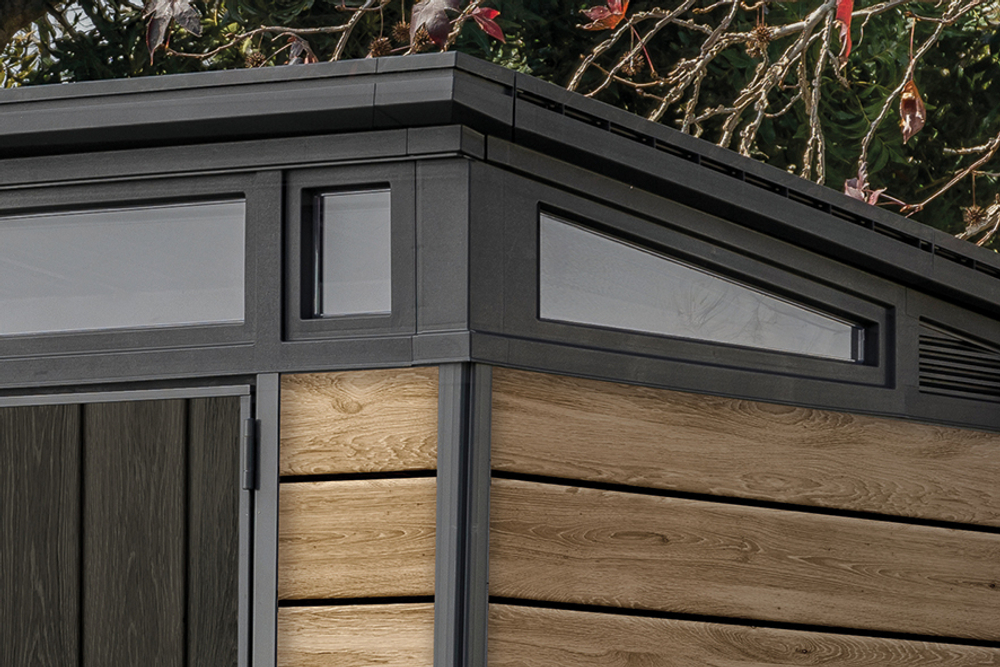 Садовый сарай Keter Signature Pent 9x7 ashwood