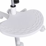 Кресло детское с подставкой для ног BRABIX "Sky MG-206", велюр, розовое, 533154