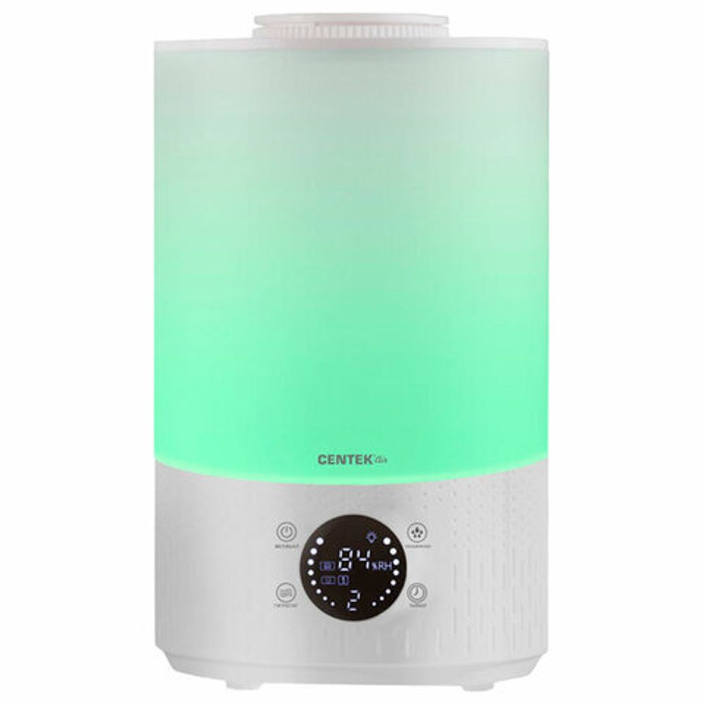 Увлажнитель воздуха CENTEK CT-5104, объем бака 2,8 л, 27 Вт, гигростат, белый