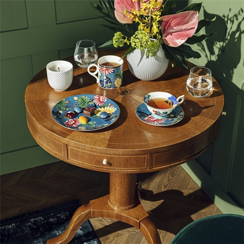 Чайная пара 140мл Wedgwood Сапфировый сад