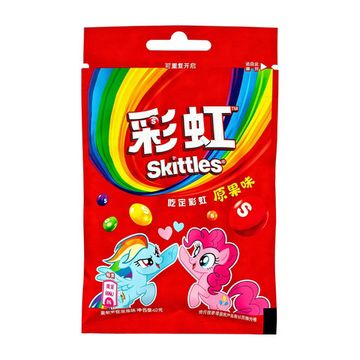 Драже Skittles Fruits со вкусом фруктов, 45 г (Китай)