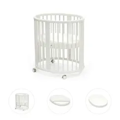 Комплект 3 в 1 люлька Stokke Sleepi Mini V3 White