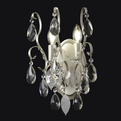 Бра Crystal Lux ESMIRALDA AP2 SILVER 0524/402