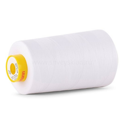 Нитка Gutermann Mara 150 (5000 метров), 1 боб., особо тонкая | _800 белый (Arta 001)