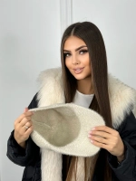 Шапка кепи зимняя с козырьком
