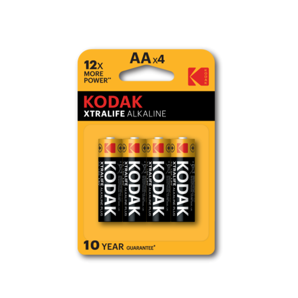 Батарейки Kodak LR6-4BL XTRALIFE Alkaline [KAA-4] | Батарейки Щелочные (Алкалиновые)