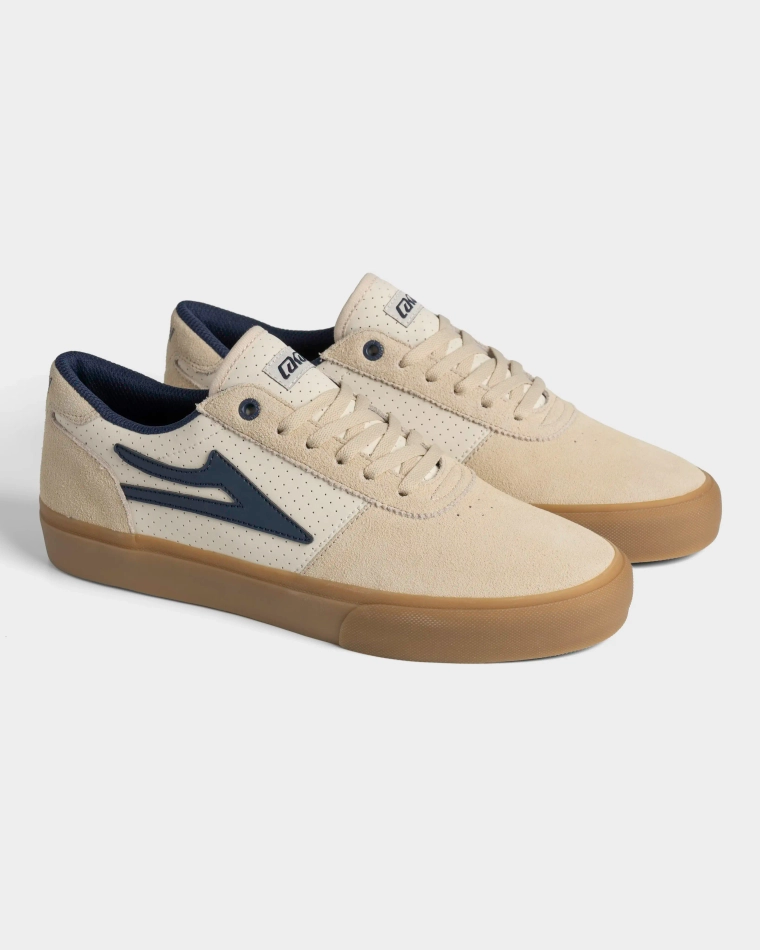 Кеды Lakai Manchester Elite: Whisper White Suede Navy (Q2-26)