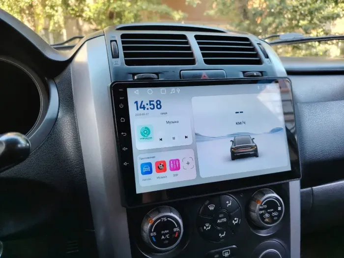 Магнитола для Suzuki Grand Vitara 2005-2016 - Kuberg QLed, Android 13, Быстрейшая, CarPlay, SIM-слот