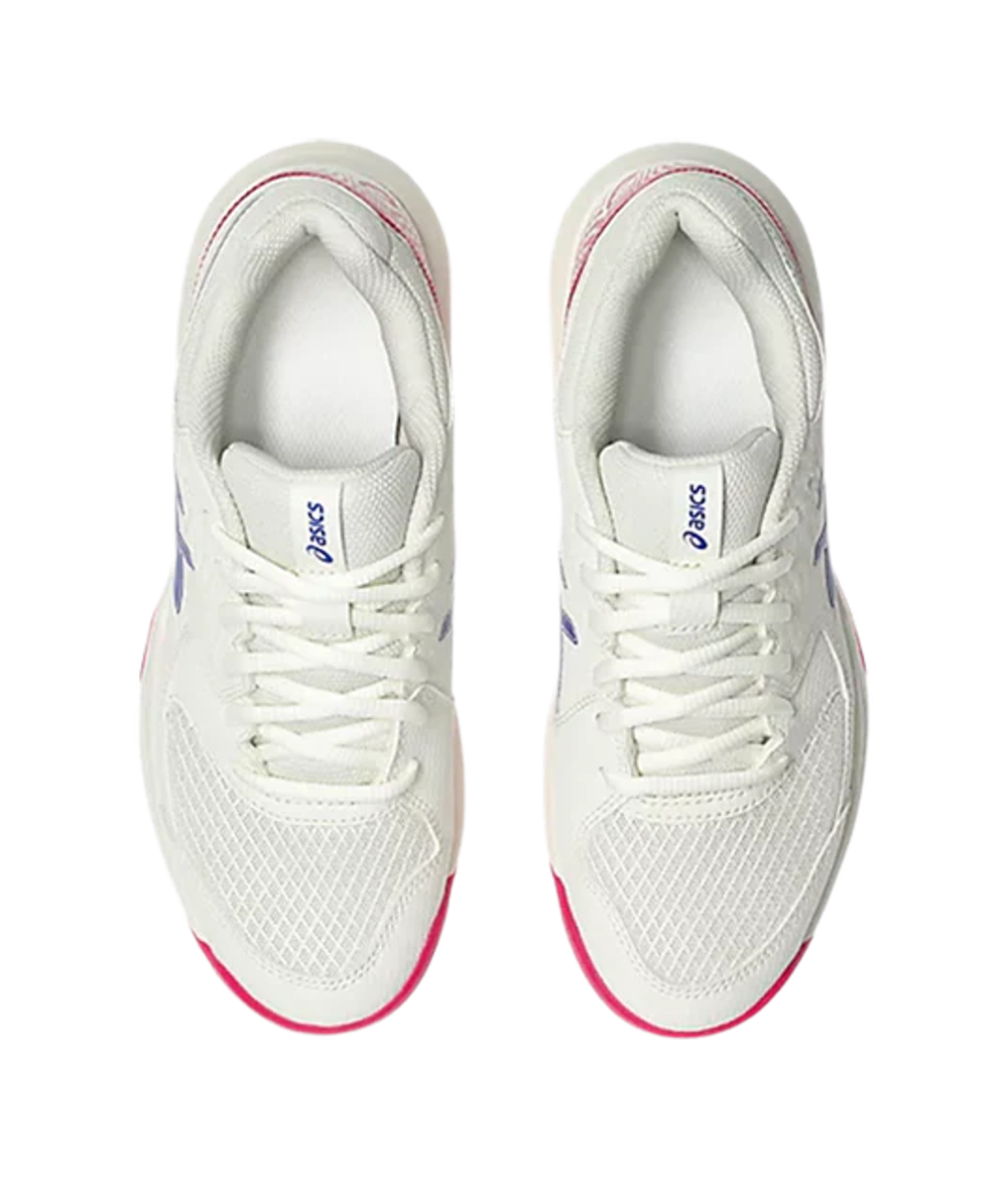 Кроссовки для падел Asics Gel-Dedicate 8 Clay Женские Cream/Тёмно-кобальтовые 2025 | Женская обувь
