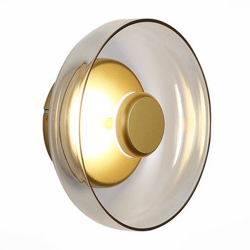 Светильник настенный LED 1*7W 4000K SL6002.201.01 золотистый/янтарный Lazio ST-Luce