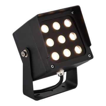 Уличный настенный светильник LED 18W 3000K/4000К/6500К SL9520.415.01 чёрный Glare ST-Luce