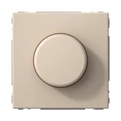 Светорегулятор поворотно-нажимной, LED, RC, 400 Вт Systeme Electric ArtGallery Песочный GAL001223