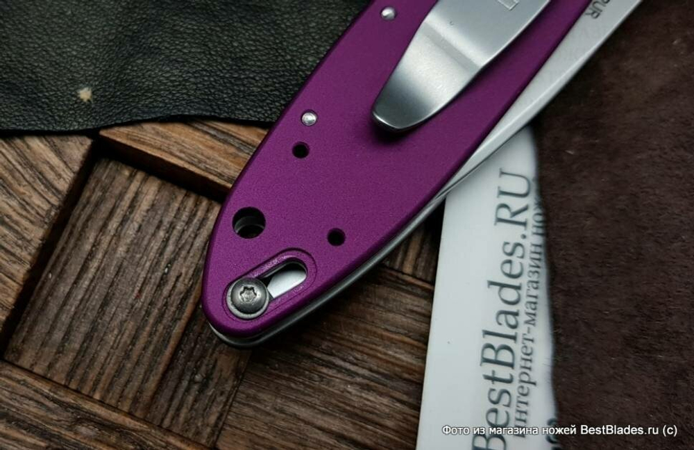 K1660PUR Leek - нож складной, фиолетовая рукоять