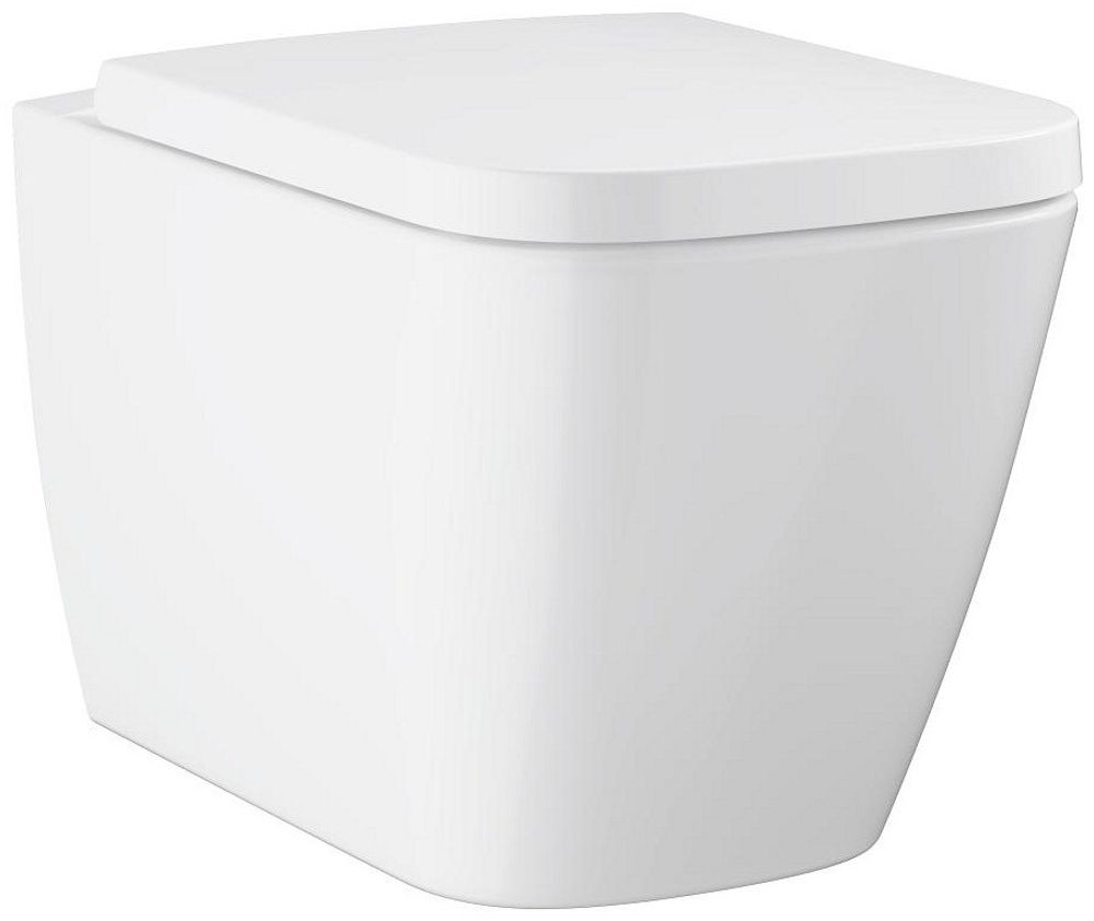 BAU Edge Ceramic, набор: унитаз подвесной, закрытый, безободковый с сиденьем с микролифтом