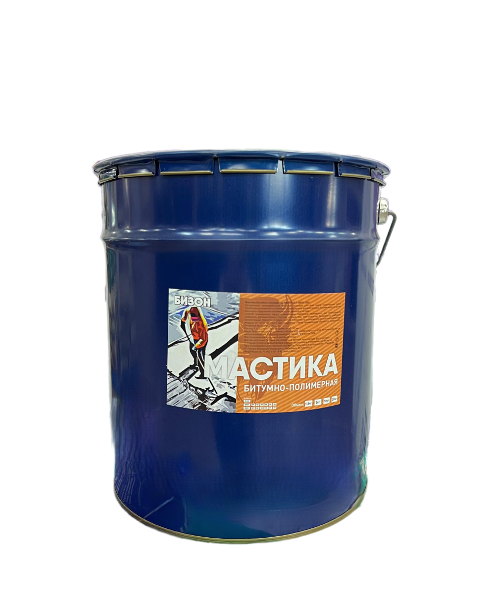 МАСТИКА БИТУМНО-ПОЛИМЕРНАЯ БИЗОН(20 КГ)