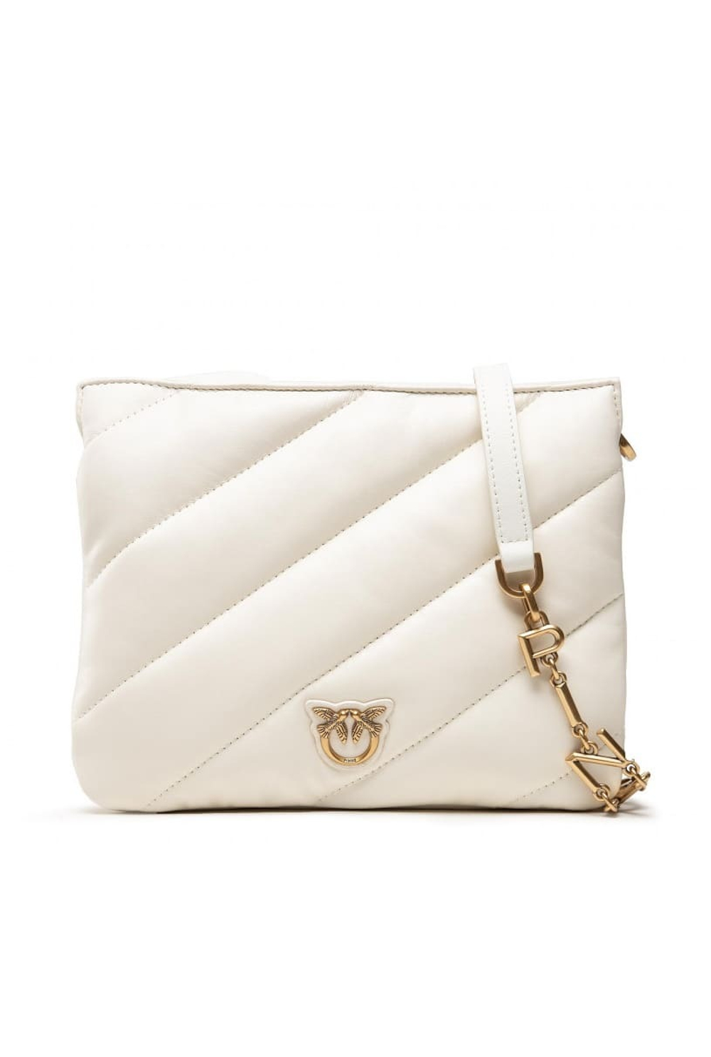 SMALL TWINS BAG MAXI QUILT – white